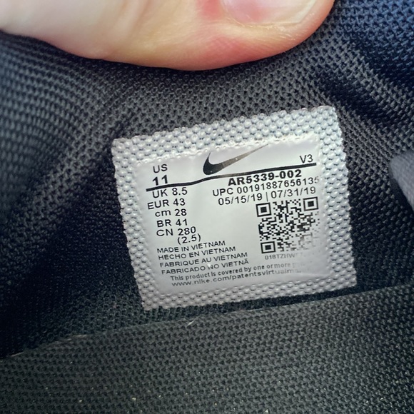 Nike Air force 1 Sage Low Black and white with box - Picture 5 of 5